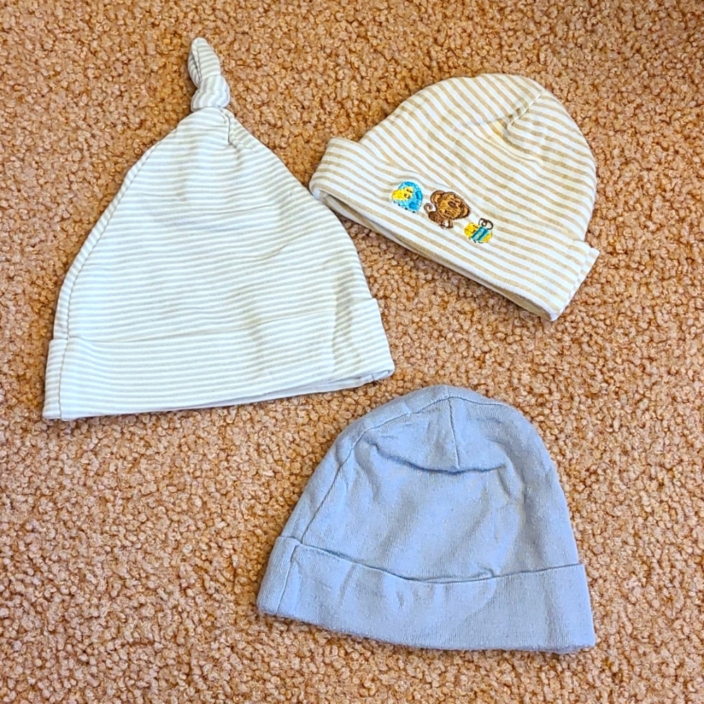 Pack of 3 Baby Hats